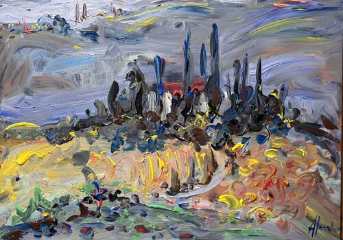 Landscape in Tuscany Altin Furxhi