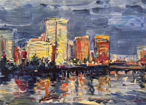 Richmond Virginia, after the rain von Altin Furxhi, Malerei kaufen auf Singulart