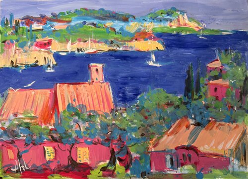Afternoon in Corfu von Altin Furxhi, Malerei kaufen auf Singulart