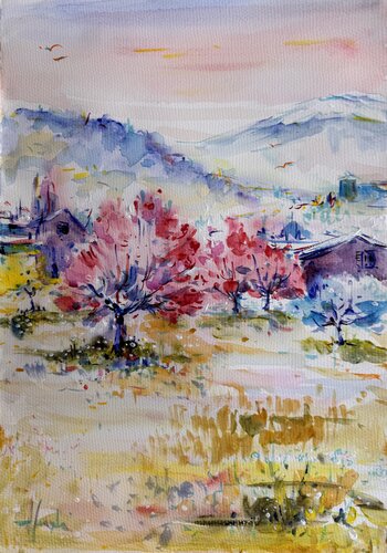 Spring in Tuscany von Altin Furxhi, Malerei kaufen auf Singulart