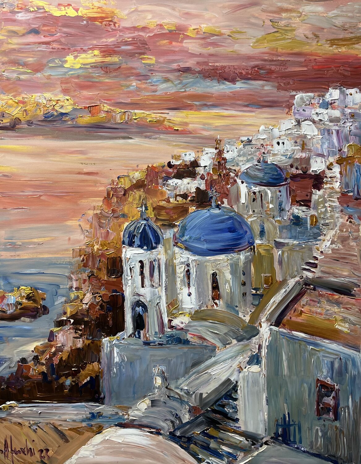 SANTORINI GOLDEN SUNSET Altin Furxhi