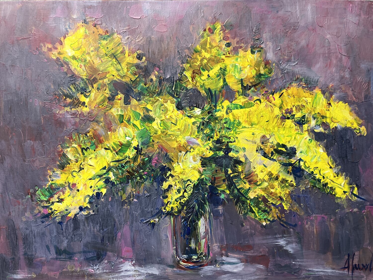 ABSTRACT FLOWER Mimosas Altin Furxhi