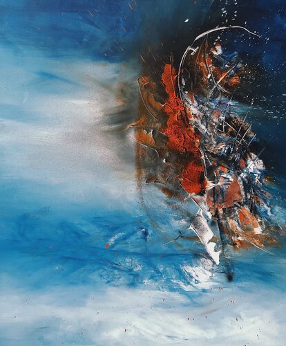Jupiter Crash di Peppe Postorino, Pittura in vendita su Singulart