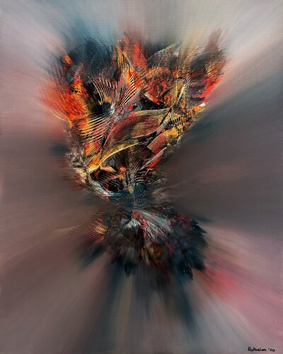 Cieli accesi di Peppe Postorino, Pittura in vendita su Singulart