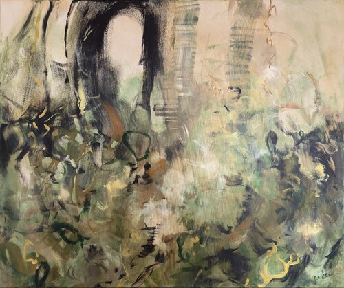 Forest In Motion di Gabi Ehmann, Pittura in vendita su Singulart