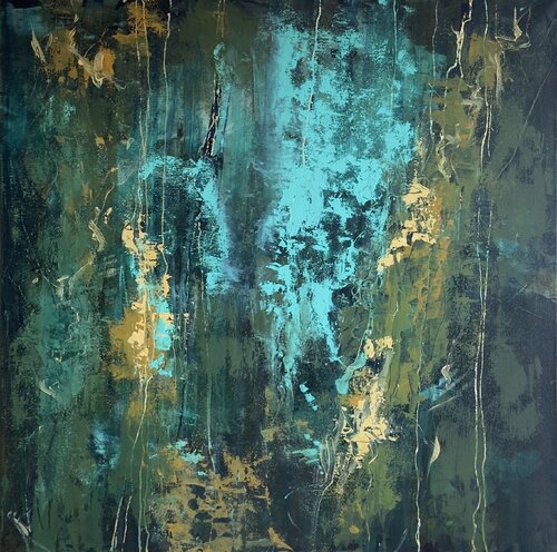 Between Light And Depth di Gabi Ehmann, Pittura in vendita su Singulart