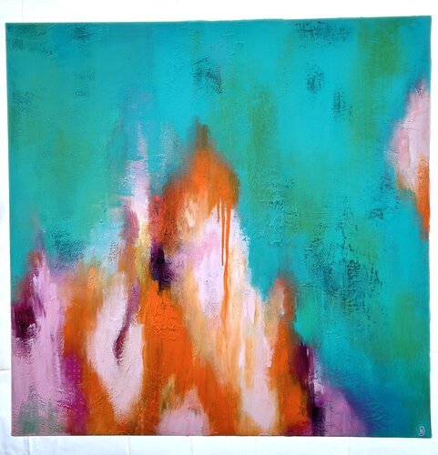 Die Welt liegt dir zu Füßen de Doris Weingärtner, Pintura a la venta en Singulart