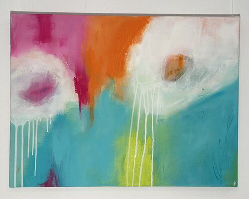 Frühling liegt in der Luft II de Doris Weingärtner, Pintura a la venta en Singulart