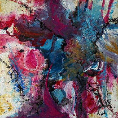 Sun-Rise von Sabine Kraftmeier, Malerei kaufen auf Singulart