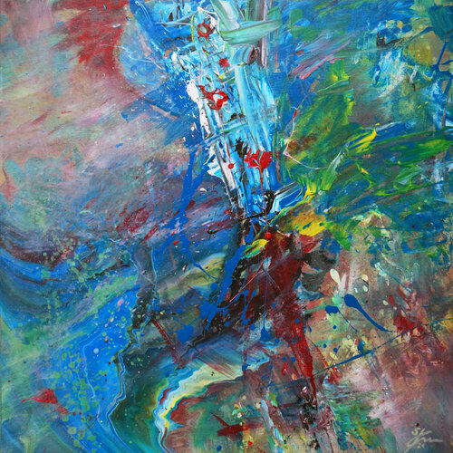 Durchbruch by Sabine Kraftmeier, Painting for Sale on Singulart