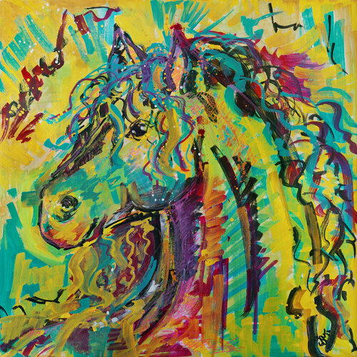 Yellow Horse Sabine Kraftmeier