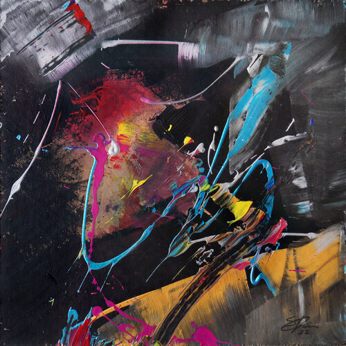 black3 by Sabine Kraftmeier, 회화 for Sale on Singulart