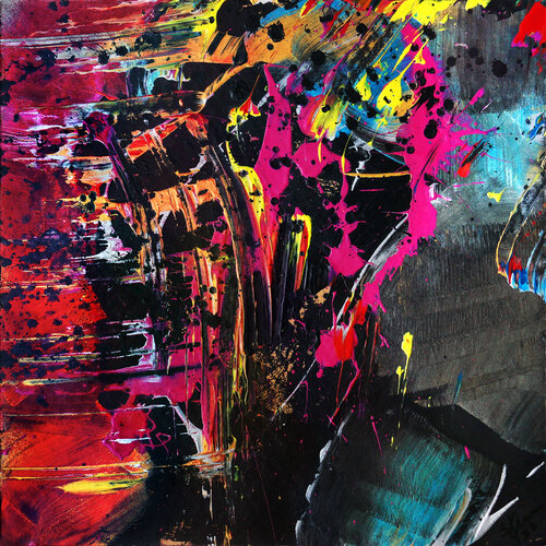 black1 by Sabine Kraftmeier, 회화 for Sale on Singulart