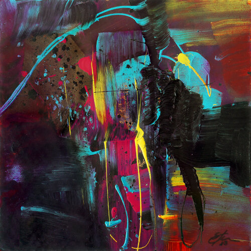 black2 by Sabine Kraftmeier, 회화 for Sale on Singulart
