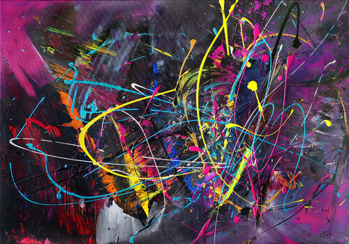 Das Dunkle des Lichts von Sabine Kraftmeier, Malerei kaufen auf Singulart