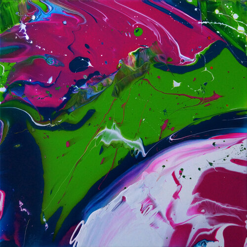 Farbfluss di Sabine Kraftmeier, Pittura in vendita su Singulart