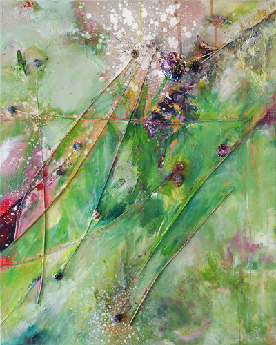 Pusteblume by Sabine Kraftmeier, Painting for Sale on Singulart