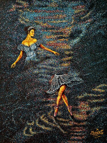 "Veil of Stardust" by Taner Mert, Painting for Sale on Singulart