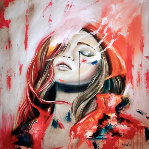 Nel silenzio il mio dolore by Rita Vestri, Painting for Sale on Singulart