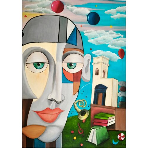 Sipario di un sogno by Rita Vestri, Painting for Sale on Singulart