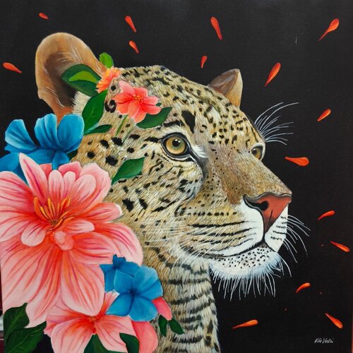 Leopard von Rita Vestri, Malerei kaufen auf Singulart
