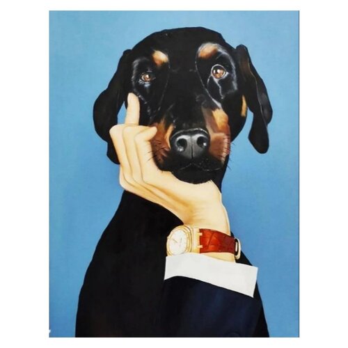 Il cane con l' orologio by Rita Vestri, Painting for Sale on Singulart