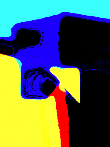 Skulpturale  Komposition von Reinhard Brand, Druck kaufen auf Singulart