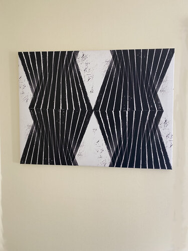 Black and White 5 - Doppel-Stele van Reinhard Brand, Afdruk te koop op Singulart