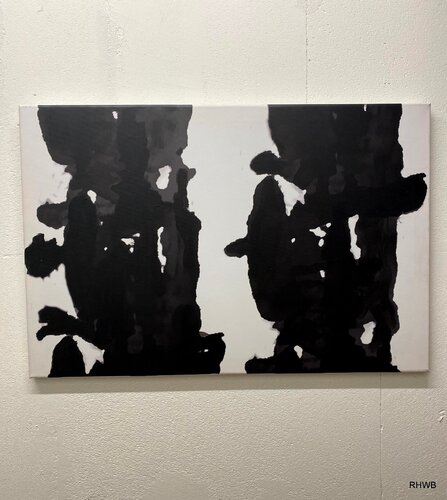 Black and White 6 - Doppel-Stele Reinhard Brand