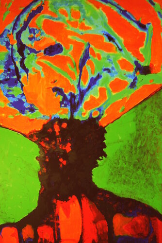 Lebensbaum2Explosion by Reinhard Brand, Print for Sale on Singulart