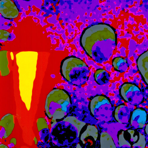 Herbst im Park im Laternenschein von Reinhard Brand, Druck kaufen auf Singulart