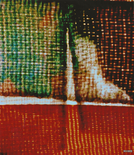 Komposition2 Rot Multicolor von Reinhard Brand, Druck kaufen auf Singulart