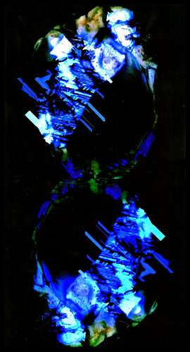 Abstrakter Expressionismus 2blau di Reinhard Brand, Stampa in vendita su Singulart