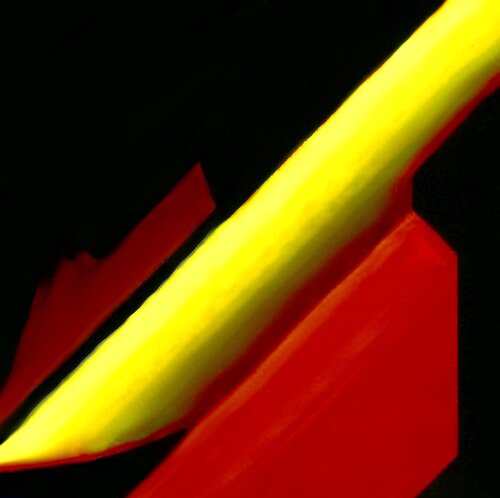 Abstrakte Komposition GelbRot by Reinhard Brand, Print for Sale on Singulart