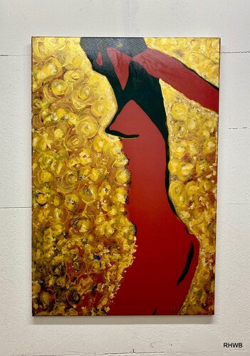 woman in goldshower di Reinhard Brand, Stampa in vendita su Singulart