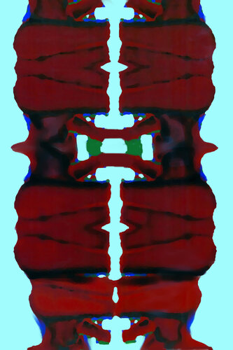 Skulpturale  Komposition 4 (Corten) van Reinhard Brand, Afdruk te koop op Singulart