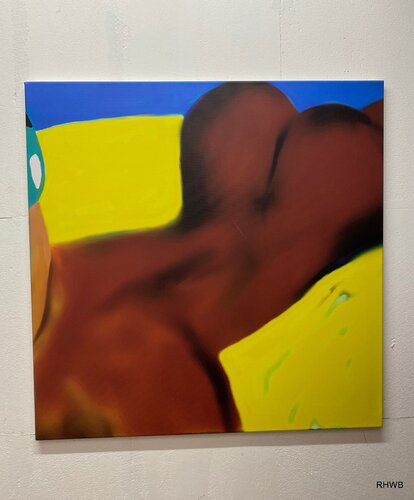 On the Beach sunbathing girl8 van Reinhard Brand, Afdruk te koop op Singulart