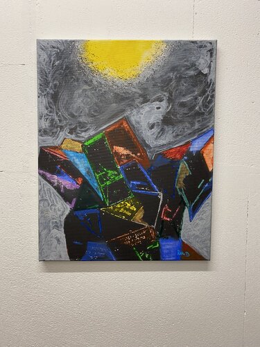 AEx4 Skulptur in der Sonne di Reinhard Brand, Stampa in vendita su Singulart