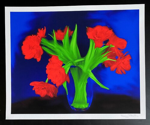 Blumenvase 3 von Reinhard Brand, Druck kaufen auf Singulart