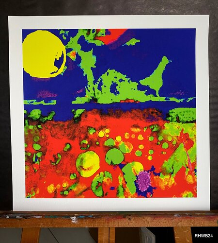 Blumenwiese in der Sonne 1 by Reinhard Brand, Print for Sale on Singulart