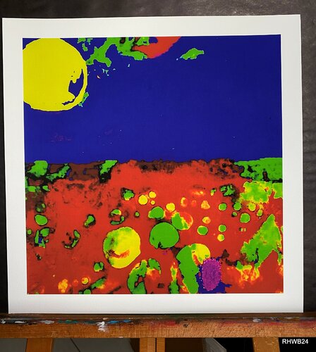 Blumenwiese in der Sonne 2 van Reinhard Brand, Afdruk te koop op Singulart