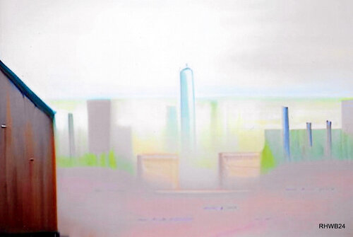 Industrielandschaft 8 im Smog by Reinhard Brand, 인쇄 for Sale on Singulart