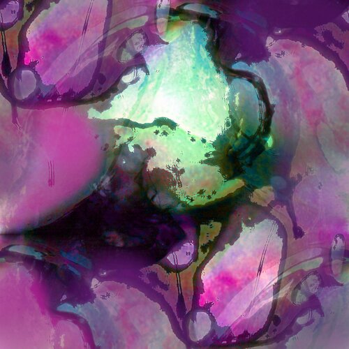 Ohne Titel 8 - violett van Reinhard Brand, Afdruk te koop op Singulart