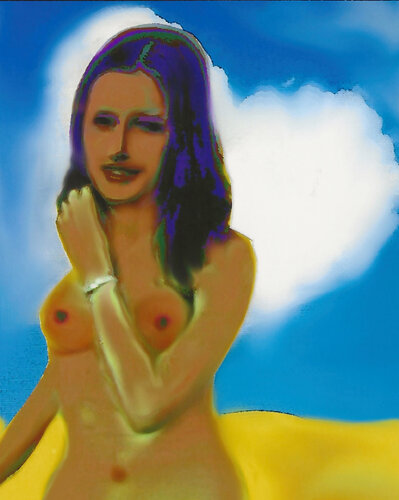 beachgirl in the sun par Reinhard Brand, Édition en vente sur Singulart