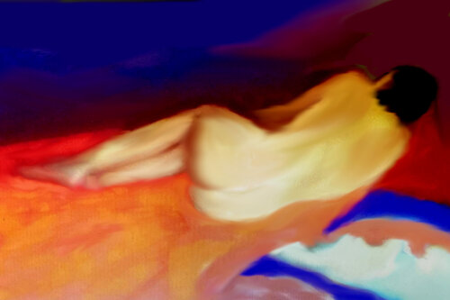 Liegender Akt 05 van Reinhard Brand, Afdruk te koop op Singulart