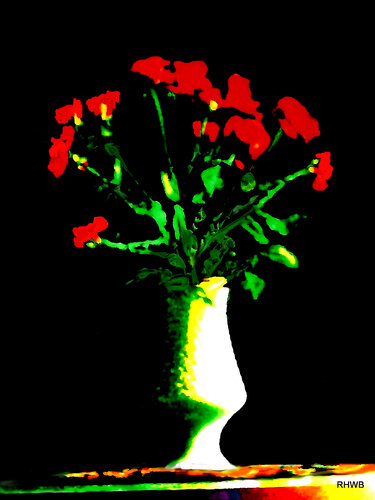 Rosen in der Vase 1970 van Reinhard Brand, Afdruk te koop op Singulart