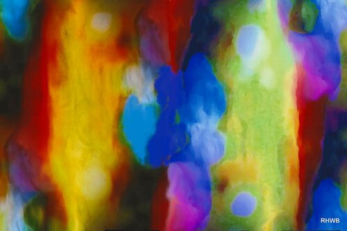 Farbfelder gelb/multicolor di Reinhard Brand, Stampa in vendita su Singulart