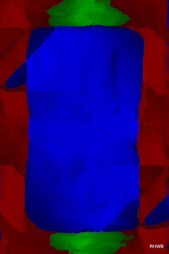 Farbfeld13 Blau van Reinhard Brand, Afdruk te koop op Singulart