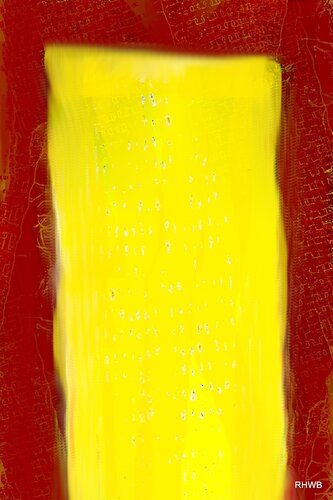 Farbfeld17 Gelb van Reinhard Brand, Afdruk te koop op Singulart