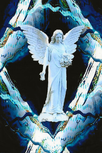 Ein Friedensengel erscheint am Himmelstor by Reinhard Brand, Print for Sale on Singulart